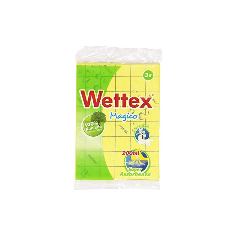 Wettex – Multi-Purpose Cloth, Super Absorbency – Pack of 3