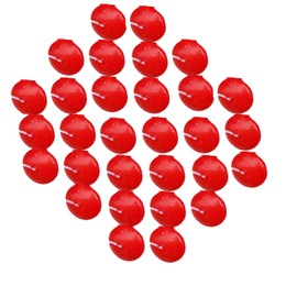 BOBOZHONG Floating Candles, Pack of 30 Premium Floating Warm Tea Lights Candles Waterproof Flameless Candles for Centrepieces, for Pool, Bathtub, Pond, Party and Wedding, Red