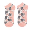 MISS SPARROW Cat Trainer Socks Womens Bamboo Mix Dusky Pink