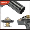 A-Premium Engine Coolant Thermostat Housing Compatible with Jeep Wrangler JK