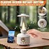 Bluetooth Speaker Outdoor with Light and Infinite Dimming, Portable Box
