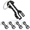 ZLIP® and Slide Shopping Trolley Remover Carbon with Key Ring,