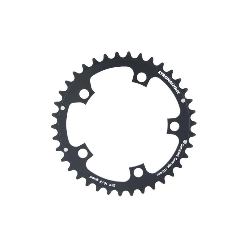 Stronglight 5-Arm/110PCD Chain Ring - Black, 40 T