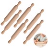 Mini Rolling Pin 6 Pack Kids Small Wooden Rolling Pins