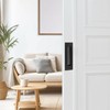 yuntop Black Sliding Closet Door Handles Recessed Finger Flush Pulls