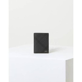 Daks (신세계강남점)DBWA4F094BK EDINBURGH PVC블랙 체크 가죽 슬림지갑 (DBW A4 F094BK) EDINBURGH PVC Black Check Slim Wallet