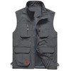 Flygo Men's Lightweight Outdoor Travel Work Fishing Vest With Multi-Pockets