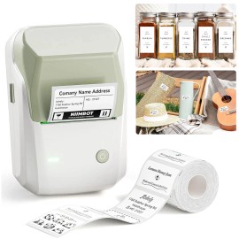 NIIMBOT B1 Label Maker Machine with Tape Portable Bluetooth Thermal Printer GN