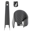 Rear Windshield Wiper Arm Cover Trim Carbon Fiber Style Decoration