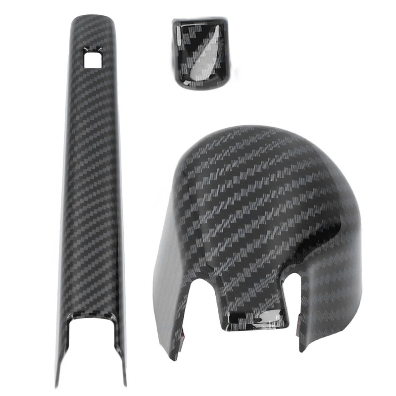 Rear Windshield Wiper Arm Cover Trim Carbon Fiber Style Decoration