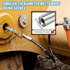 LANNIU Grease Gun Coupler, Strong Lock & Extra Reach Grease