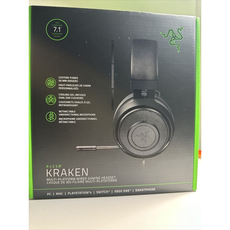 Razer Kraken x Gaming Headset (7.1 Surround Sound, Ultra Light,