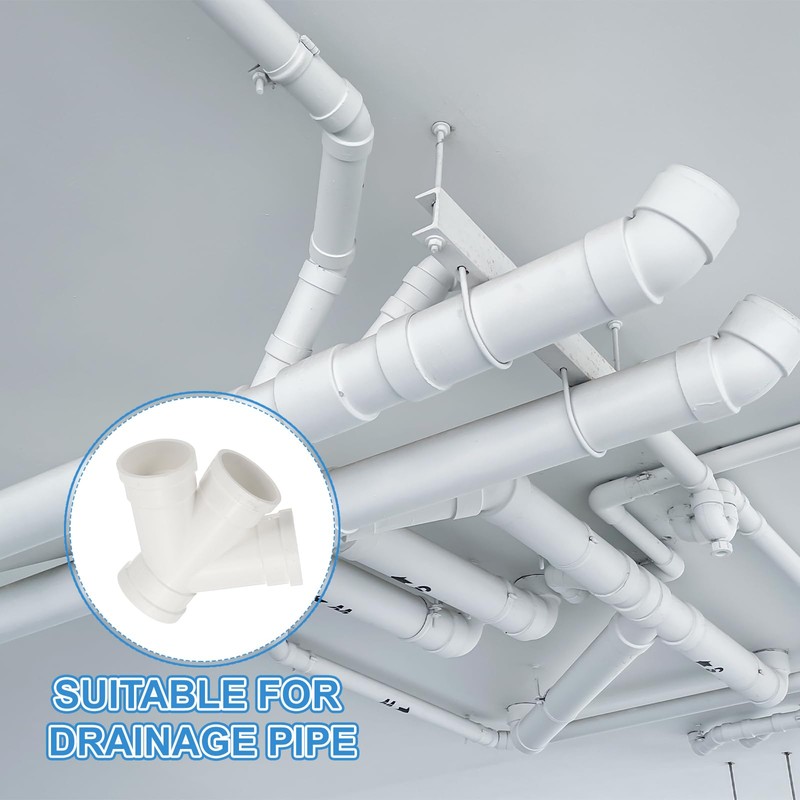 PATIKIL Double Wye Duct Splitter, 3" to 3" (Socket x