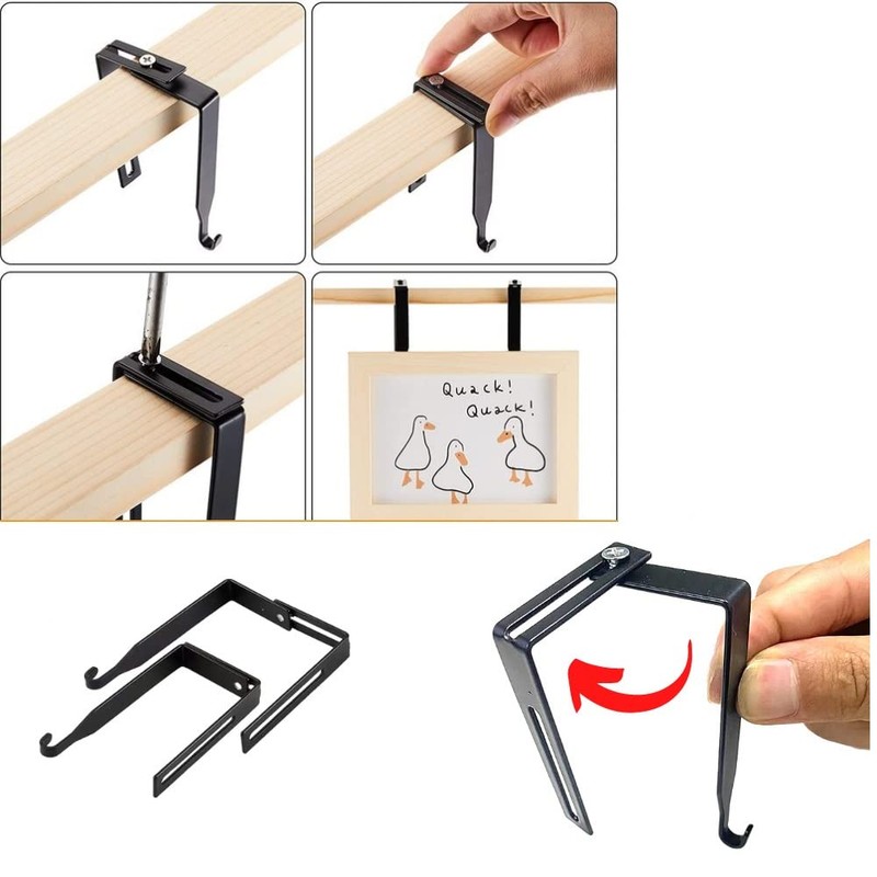 Mult Partition Hook Door Hanger Office Divider Door Hook for