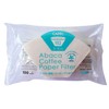 CAFEC Abaca trapezoid paper filter for 3-5 cups 100pcs/pack |Disposable