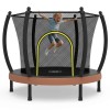 Zoshine Complete Kid Trampoline Package with Safety Net Ladder Rain
