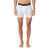 Lacoste Men's Cotton Stretch Tricolor Waistband Boxer Briefs, 3-pack, Deep