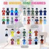 MOYEE 32 ミニおもちゃフィギュア、ミニフィギュアおもちゃセット、キッズ、イースター、誕生日、クリスマス用ストッキング詰め物