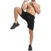 JustSun Men's Shorts, Sports Shorts, Cotton Stretch Fabric with Zip,