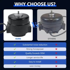 For true Fan Motor SP-B9HS16 Condenser Fan Motor 800402 Motor 9 W Condenser Fan Motor NEW