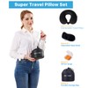 SAIREIDER Neck Pillows for Travel 100% Memory Foam Adjustable Travel