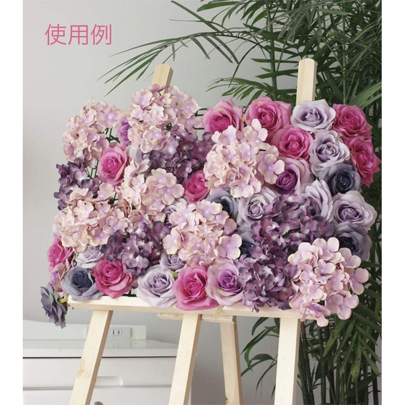 (Mikishin) 50 Pcs Artificial Roses 3cm Bouquet Rose Rose Wedding