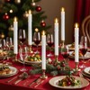 Eldnacele Flameless Window Taper Candles with Remote and Timer, Battery