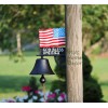Unbranded Cast Iron God Bless America Dinner Bell 13.5 "