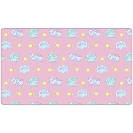 Squeaky Clean Moos Playmat Inked Gaming TCG Game Mat for Cards (Pink)
