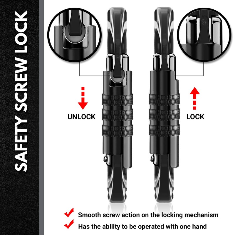 RHINO Produxs 12kN (2697 lbs) Heavy Duty, Locking, Auto Locking,