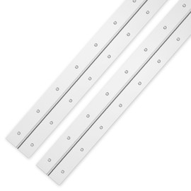 EPHECH Heavy Duty Piano Hinges 18Inch, 2PCS Stainless Steel Piano Hinge with Hole, 0.05" Thickness/1.2" Open Width Continuous Hinge for Folding Cabinet Door Butt Hinge