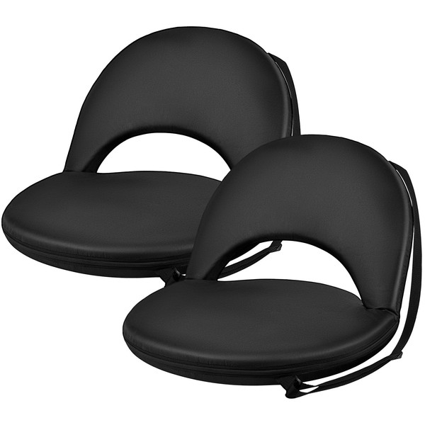 VSTKEN Floor Chair - Reclining Stadium Seats with Back Support,