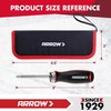 ARROW Ratchet Screwdriver Set, 27-IN-1 Multi Bit Ratcheting Screwdriver with