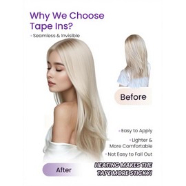 LaaVoo Tape in Hair Extensions Human Hair Balayage Tape in Human Hair Extensions Ombre Off Black to Silver Grey Hair Extension Tape on Soft Hair 22inch 20pcs 50g