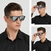 Bircenpro Polarized Fit Over Sunglasses: Wrap Around Over Glasses Sunglass