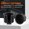 GoaMotors 2pcs Center Console Cup Holder Insert Left Front &
