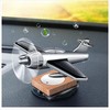 D24 Bungbung Vehicle Solar Airplane Air Freshener Silver-Pink Sand