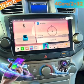 Leeocar Android 12 Car Stereo JBL Radio GPS Navi Carplay For Toyota Highlander 2008-2013