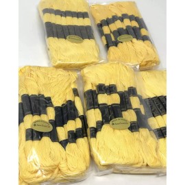 American Girl Embroidery Thread Floss - YELLOW Large Lot Of 120 Skeins! RARE New