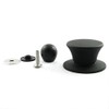 PZRT Universal Pot Lid Cover Knob,Anti-Heat Silicone 2.3 inch Base