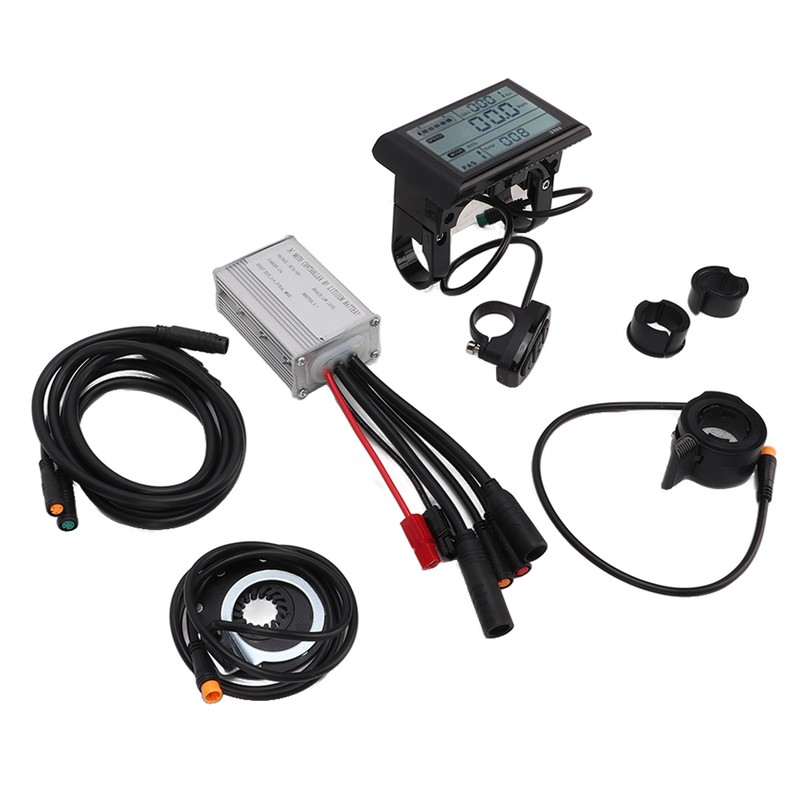 Electric Bike Conversion Kit 15A Controller S900 LCD Display Waterproof