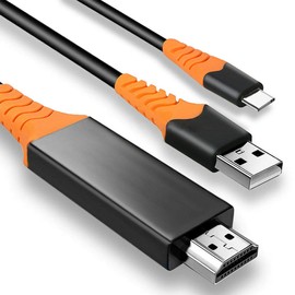 Tek Styz PRO USB Type-C HDMI Compatible with HTC A103 Plus at 8k/4k Plus Power 6ft/1.8M Cable:Full 4k 2160p@60Hz/8k 7680x4320@30Hz Thunderbolt 3/4