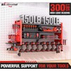Heavy Duty Power Tool Organizer Wall Mount with Charging Station,