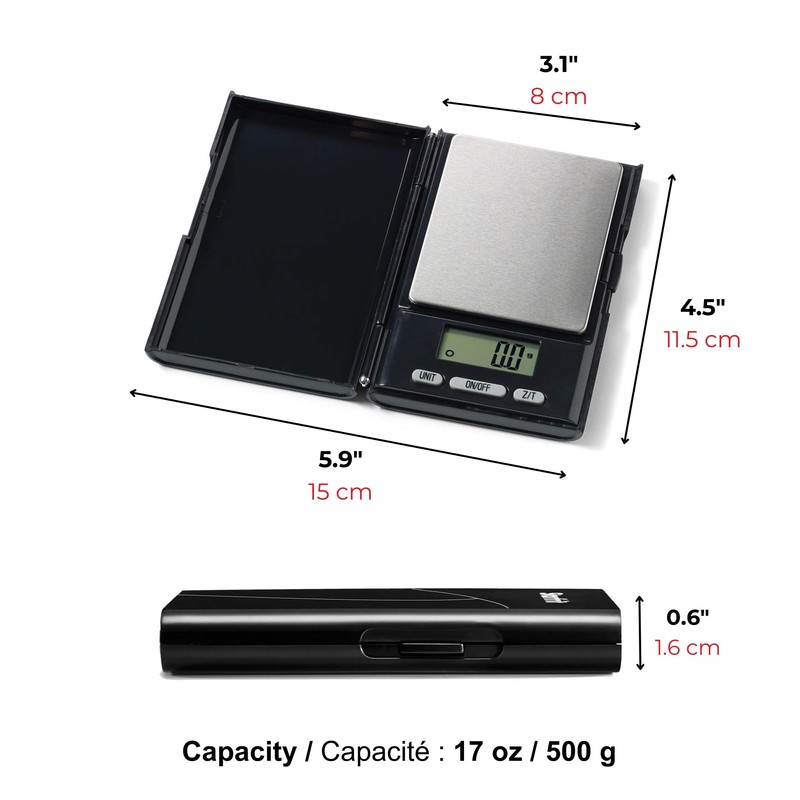 Starfrit High Precision Pocket Scale - Stainless Steel Platform -