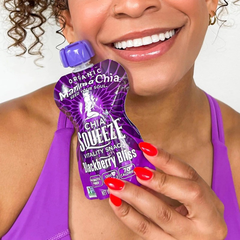 Mamma Chia Blackberry Bliss Organic Fruit Snack 3.5 Ounce Pack