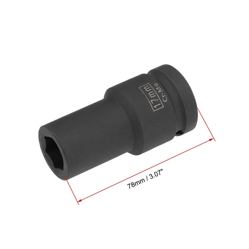 TA-VIGOR 3/4-Inch Drive by 46mm Deep Impact Socket, 6-Point, Durable
