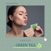 [100 Counts + Mirror Case] Green Tea Natural Oil Blotting