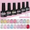 MTSSII 18 Colors Jelly Cat Eye Gel Nail Polish Set,