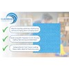 Sanisafe 100 Pack Blue LARGE All Purpose Cleaning Cloths -
