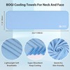Cooling Towels for Neck and Face, 6 Pack 40"x12" Ice